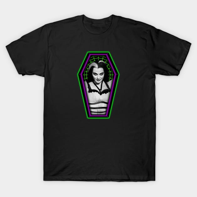 COFFIN MUGSHOT 1 (LILY) T-Shirt by GardenOfNightmares